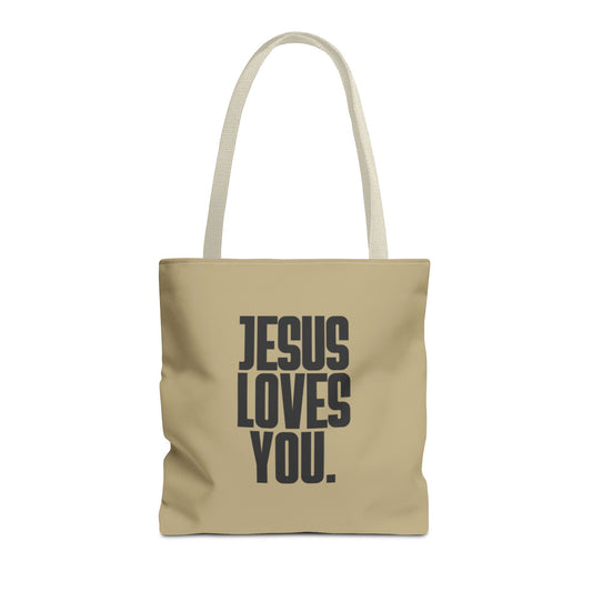 Jesus Loves You Tote Bag