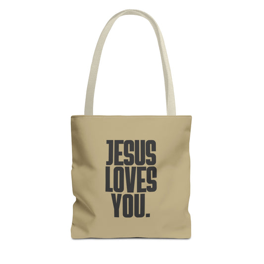 Jesus Loves You Tote Bag